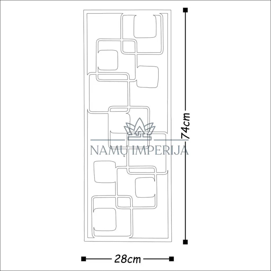 Sienos dekoracija DI10283 - €20 Save 50% __label:Pristatymas 1-2 d.d., color-geltona, color-juoda, color-melyna,