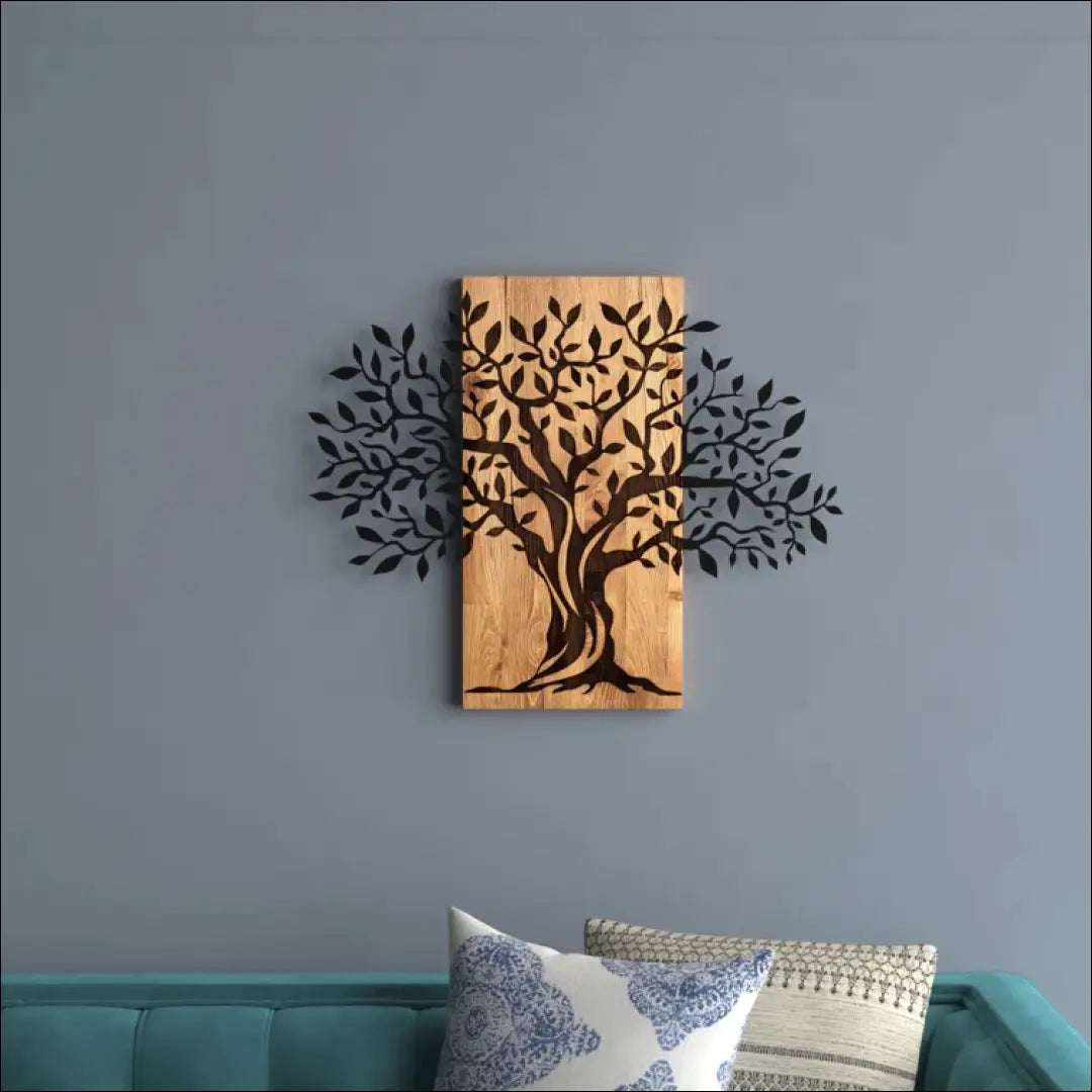 Sienos dekoracija DI10667 - €34 Save 50% 25-50, __label:Pristatymas 1-2 d.d., color-juoda, color-ruda, interjeras €25