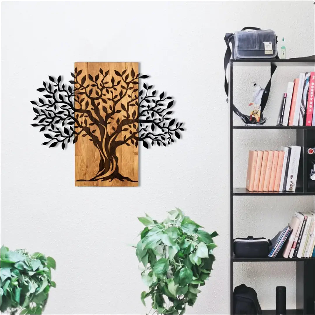 Sienos dekoracija DI10667 - €34 Save 50% 25-50, __label:Pristatymas 1-2 d.d., color-juoda, color-ruda, interjeras €25