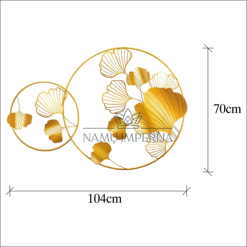 Sienos dekoracija DI7969 - €59 Save 50% 50-100, __label:Pristatymas 1-2 d.d., color-auksine, interjeras,