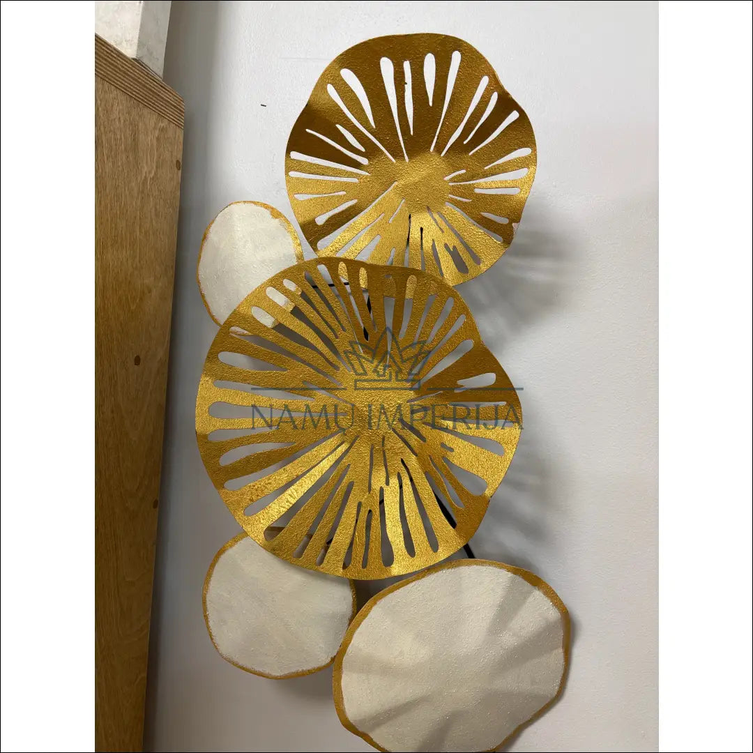 Sienos dekoracija DI9212 €20 Save 65% __label:Pristatymas 1 2 d.d., color auksine, balta, interjeras, material metalas