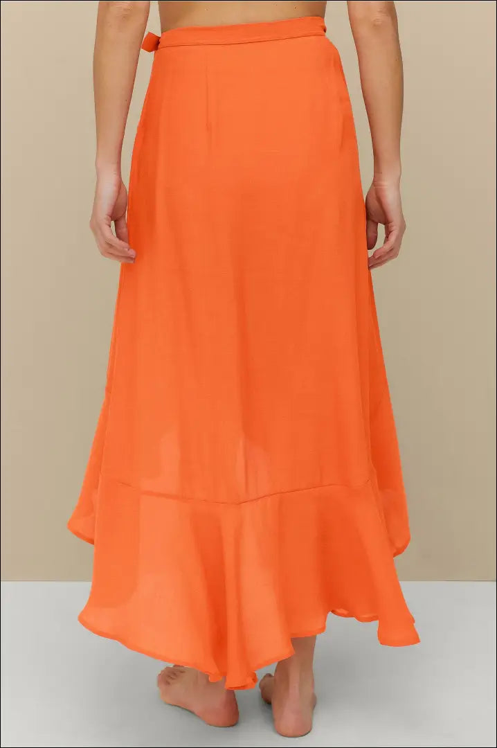 Sijonas DR010 - €35 Save 50% 25-50, __label:Pristatymas 1-2 d.d., color-oranzine, drabuziai, material-poliesteris €25