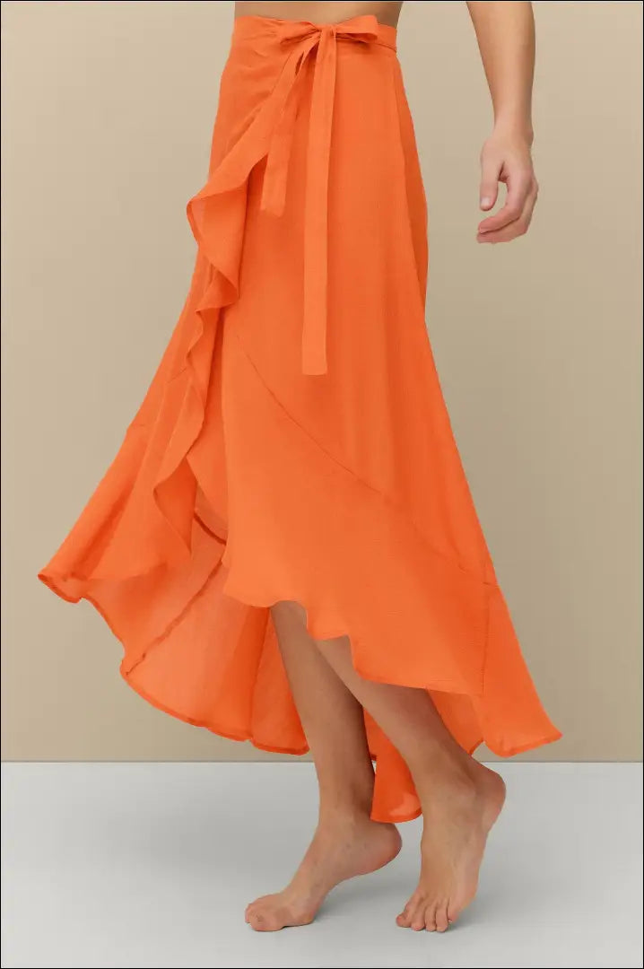 Sijonas DR010 - €35 Save 50% 25-50, __label:Pristatymas 1-2 d.d., color-oranzine, drabuziai, material-poliesteris €25