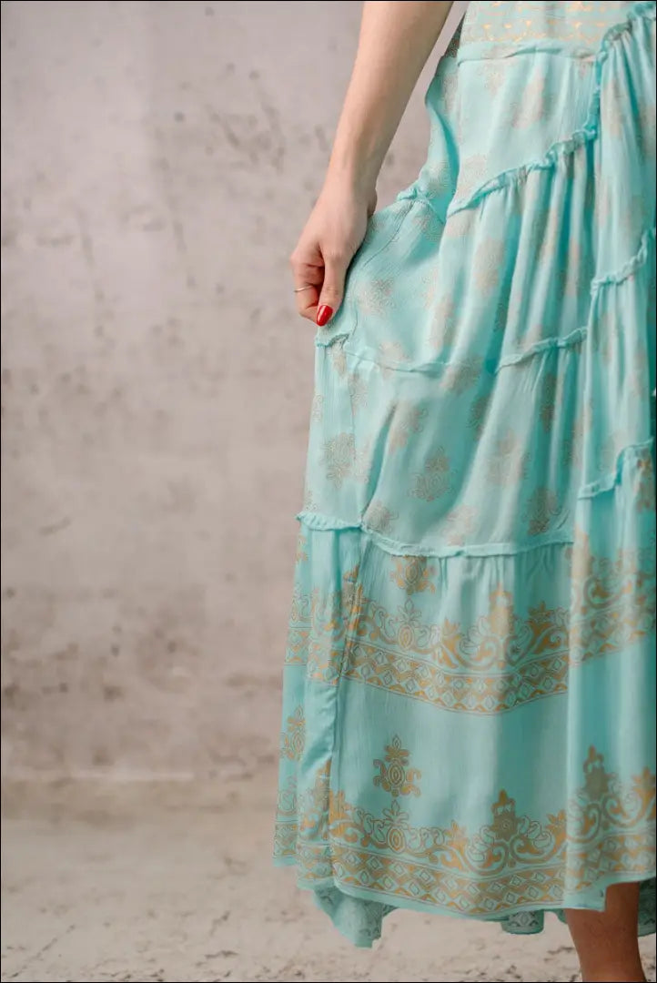 Sijonas DR024 - €55 Save 50% 50-100, __label:Pristatymas 1-2 d.d., color-melyna, drabuziai, material-medvilne €50