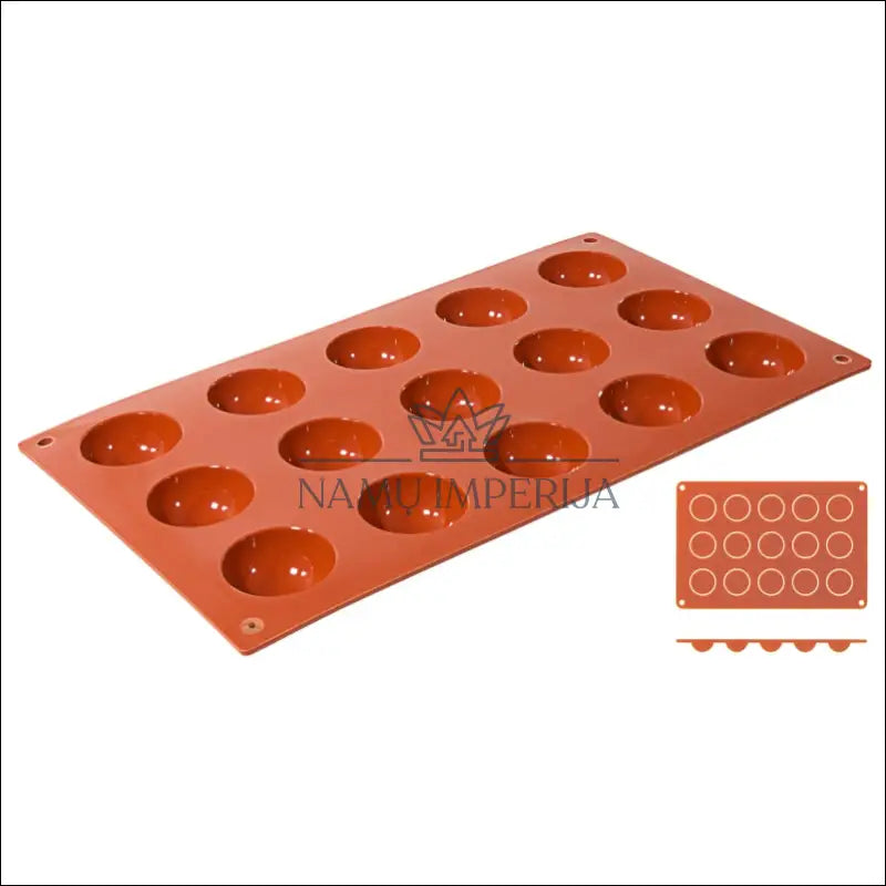 Silikoninė kepimo forma DI9598 - €8 Save 50% __label:Pristatymas 1-2 d.d., color-raudona, interjeras,