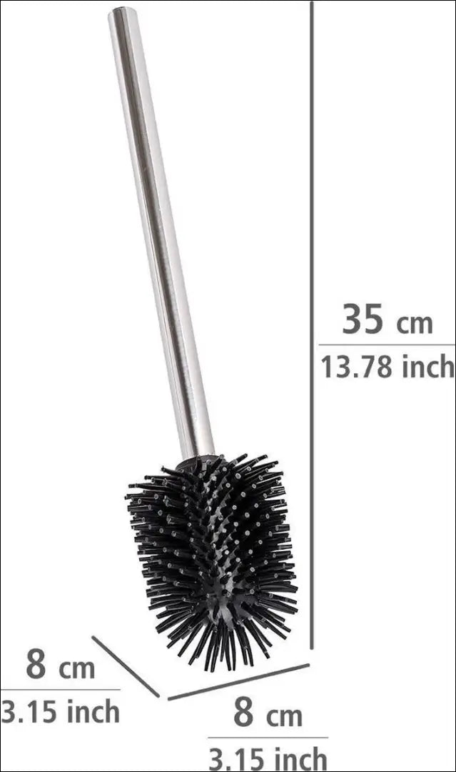 Silikoninis tualeto šepetys DI10182 - €8 Save 50% __label:Pristatymas 1-2 d.d., color-juoda, color-sidabrine,