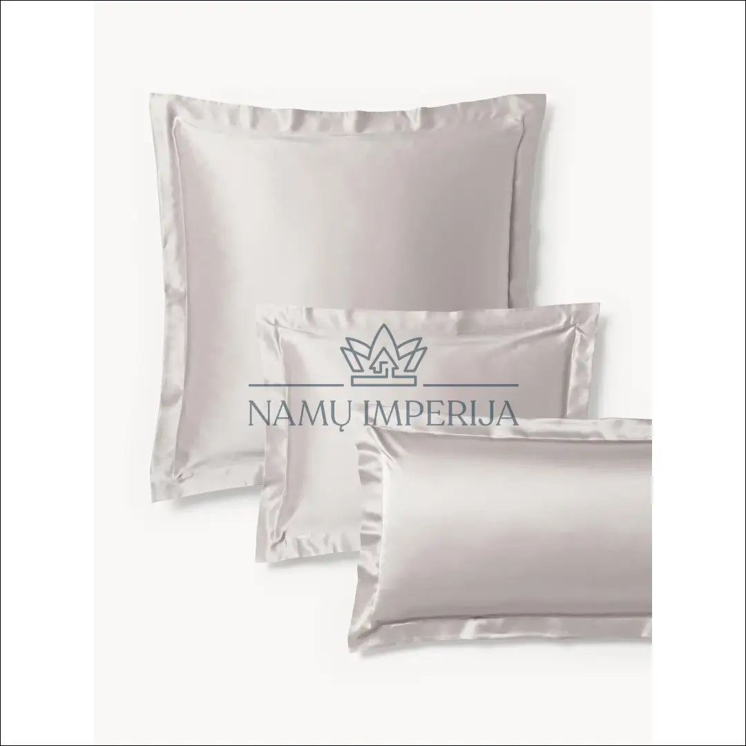 Šilkinis pagalvės užvalkalas DI9889 - €40 Save 50% 25-50, __label:Pristatymas 1-2 d.d., color-pilka, material-silkas,