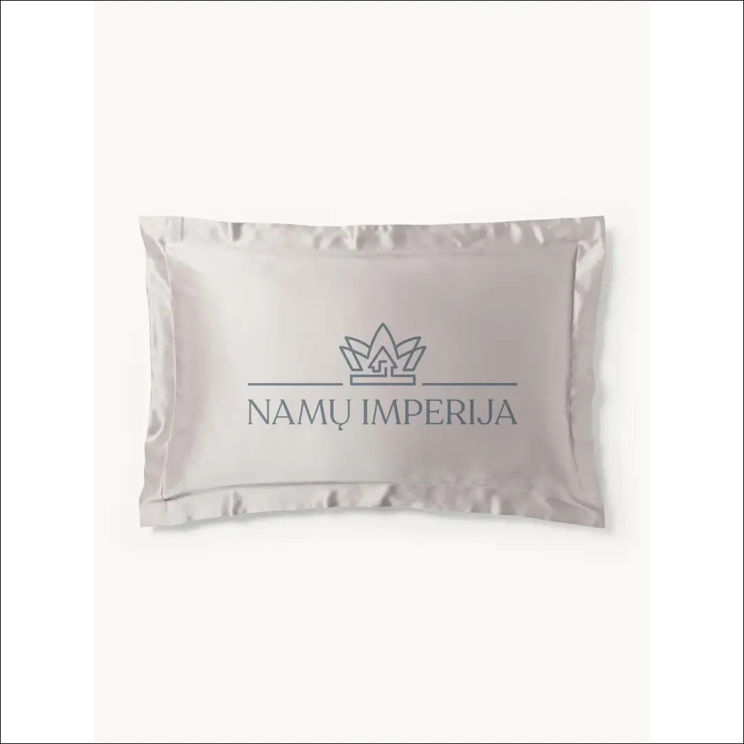 Šilkinis pagalvės užvalkalas DI9889 - €40 Save 50% 25-50, __label:Pristatymas 1-2 d.d., color-pilka, material-silkas,