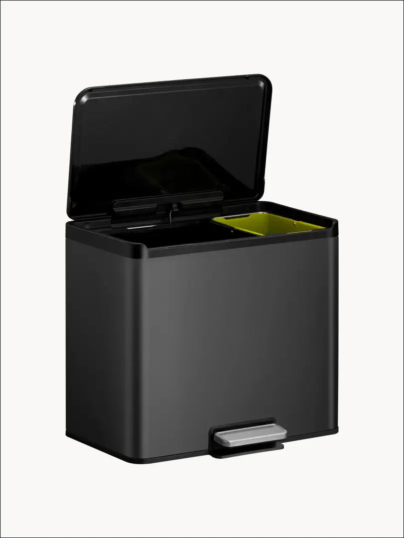 Šiukšliadėžė (29l) DI9944 - €39 Save 55% 25-50, __label:Pristatymas 1-2 d.d., color-juoda, interjeras, material-metalas