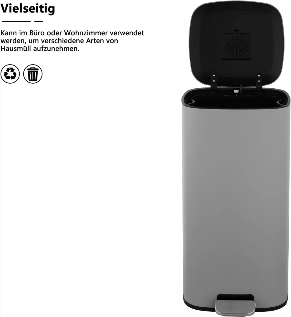 Šiukšliadėžė (30l) KI1781 - €42 Save 50% 25-50, __label:Pristatymas 1-2 d.d., color-pilka, interjeras, kita €25 to €50