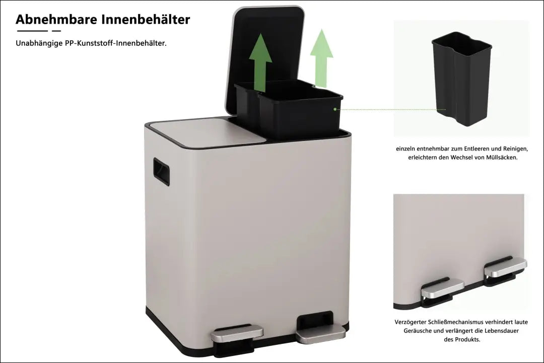 Šiukšliadėžė (30l) KI1790 - €49 Save 50% 25-50, __label:Pristatymas 1-2 d.d., color-smelio, interjeras, kita €25 to €50