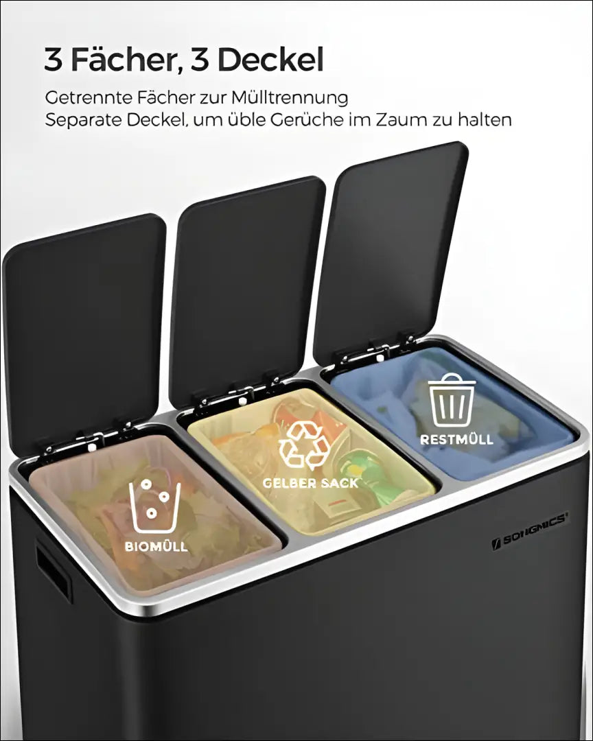 Šiukšlių dėžė SM596 - €189 Save 40% 100-200, __label:Pristatymas 5-14 d.d., notouch30, siuksliadeze, song 61x34x55.5cm