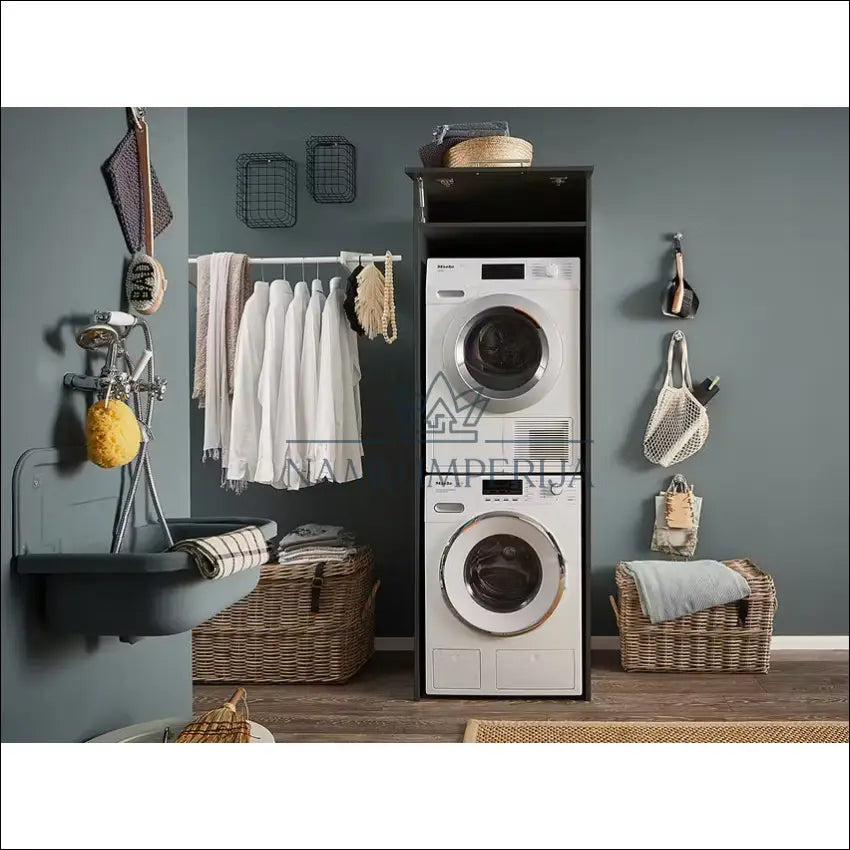 Skalbimo mašinos ir džiovyklės spinta KI1251 €75 Save 50% 50 100, __label:Pristatymas 1 2 d.d., color pilka, kita,