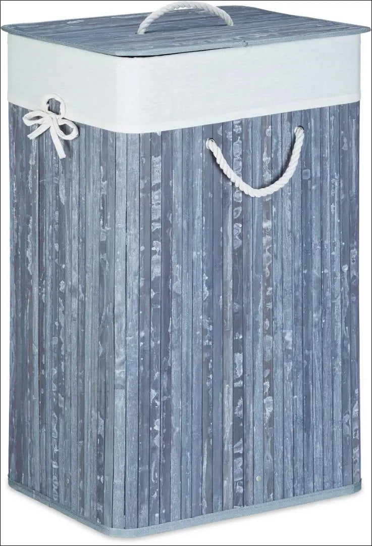Skalbinių krepšys DI9387 - €20 Save 50% __label:Pristatymas 1-2 d.d., color-kremas, color-pilka, material-bambukas,