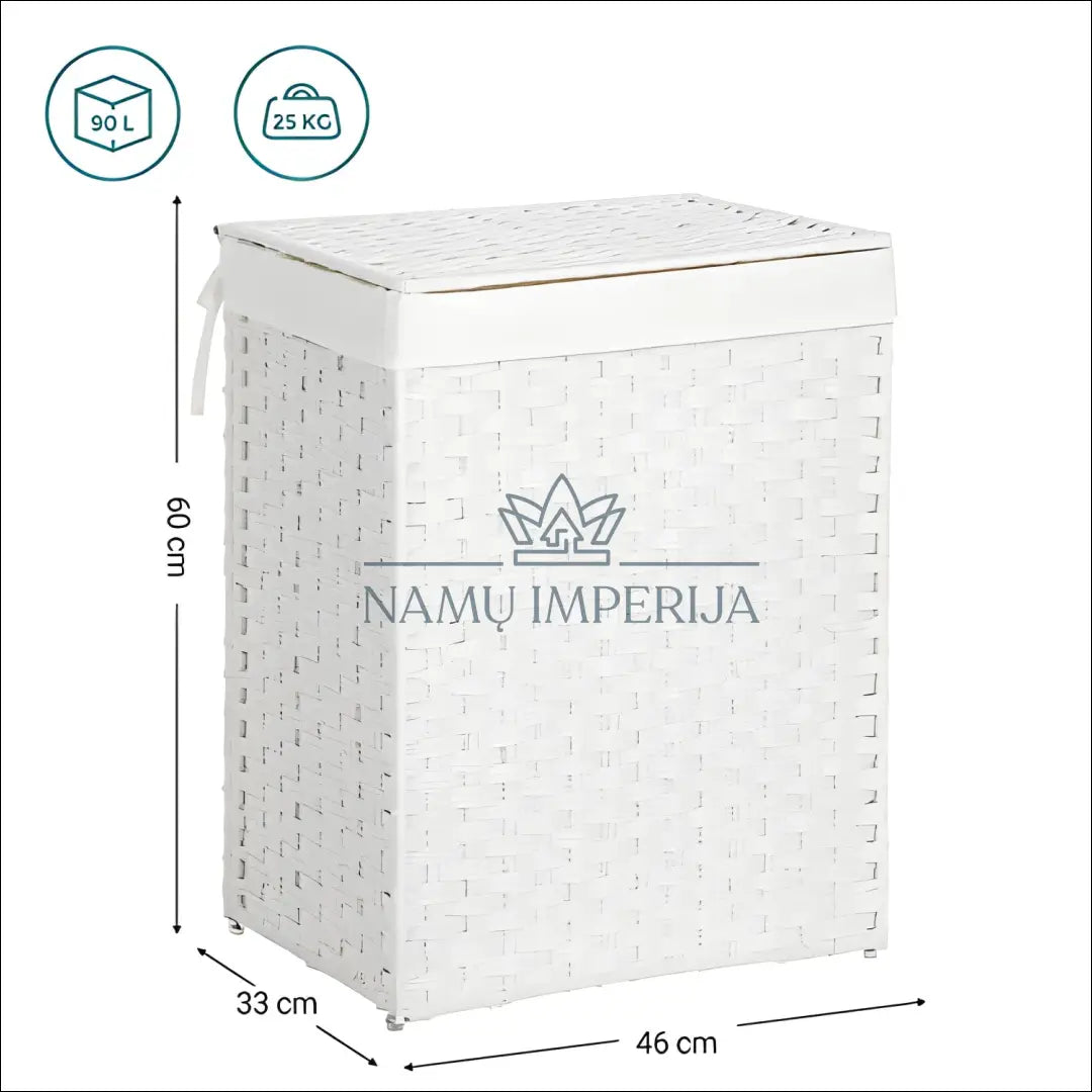 Skalbinių krepšys SM698 - €82 Save 40% 50-100, __label:Pristatymas 5-14 d.d., notouch30, skalbiniai, song 45.5x32x61cm