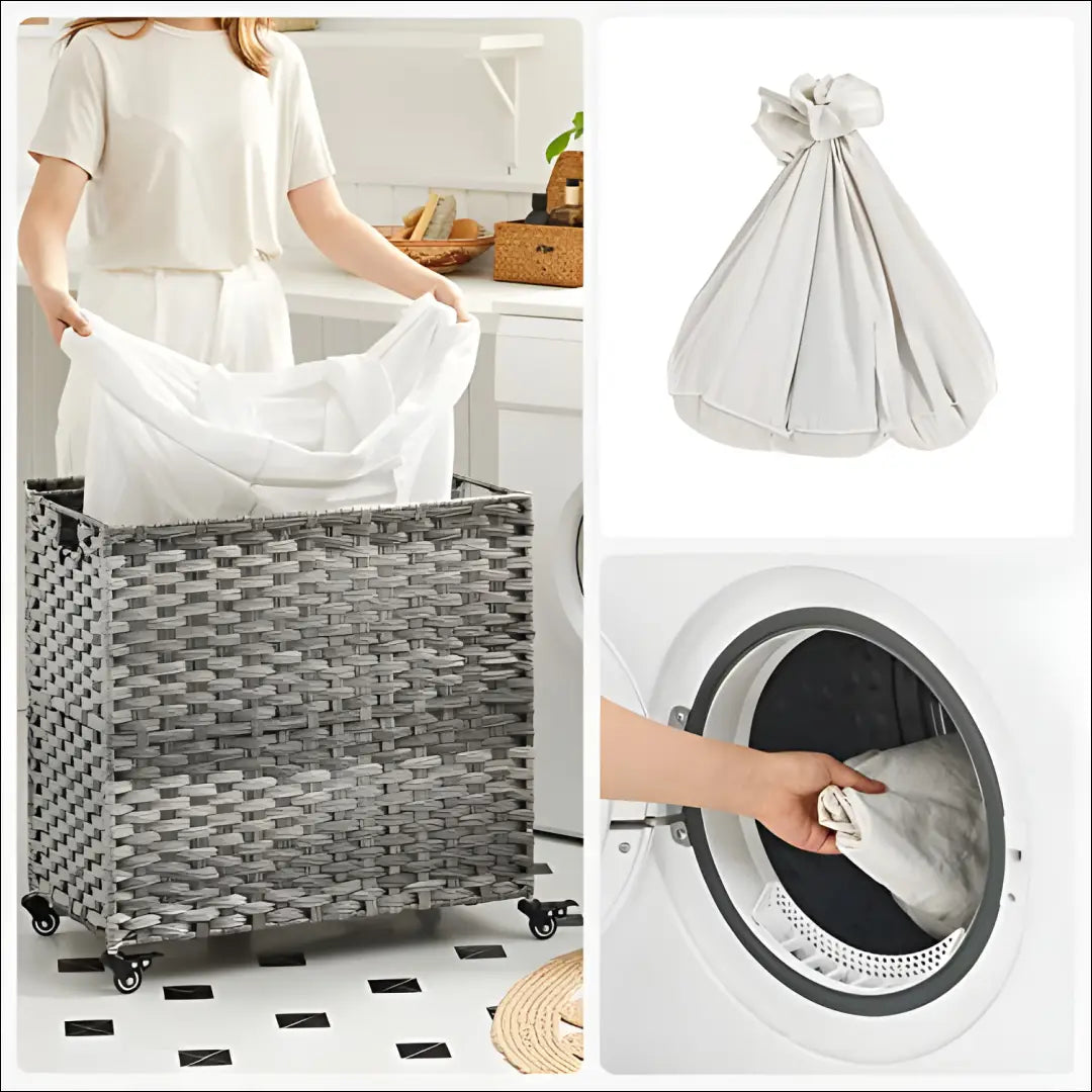 Skalbinių krepšys SM706 - €96 Save 40% 50-100, __label:Pristatymas 5-14 d.d., notouch30, skalbiniai, song 66x33x66cm