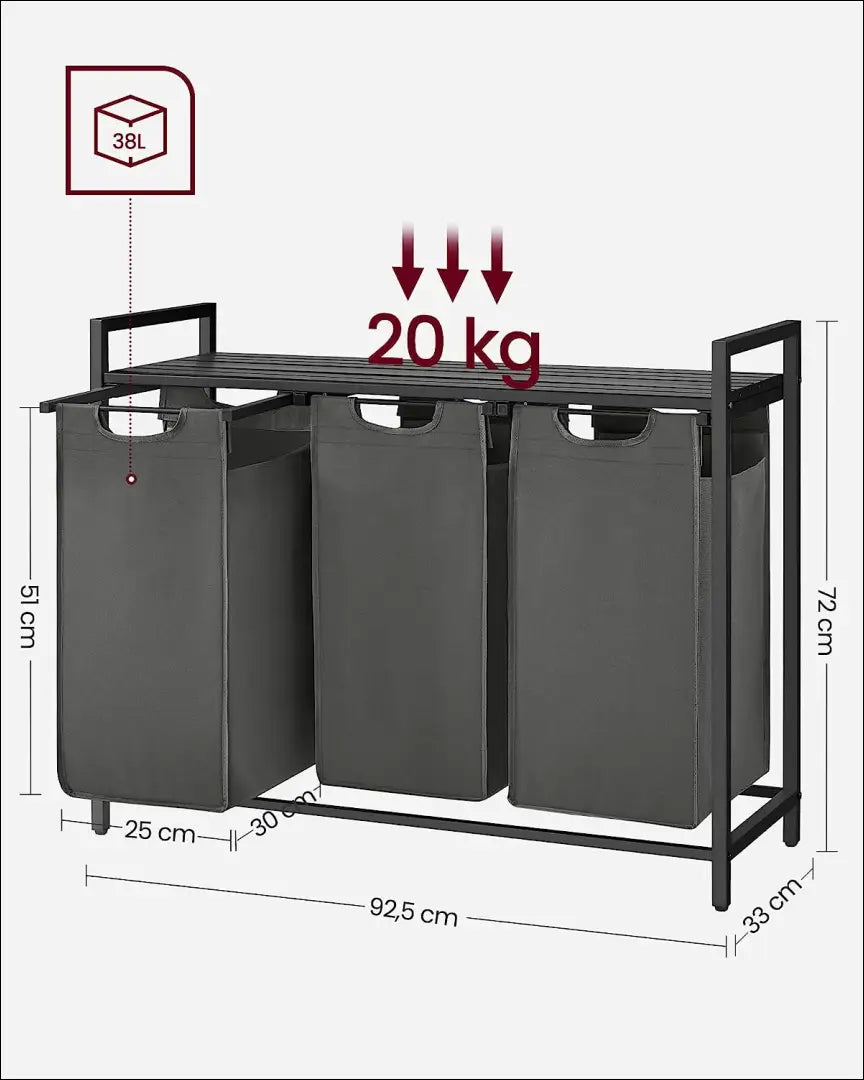 Skalbinių krepšys su stovu SM674 - €100 Save 40% 100-200, __label:Pristatymas 5-14 d.d., notouch30, skalbiniai, song