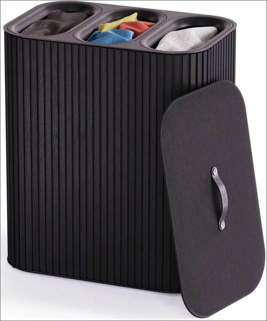 Skalbinių rūšiavimo dėžė (90l) KI1905 - €110 Save 50% 100-200, __label:Pristatymas 1-2 d.d., color-juoda, kita,