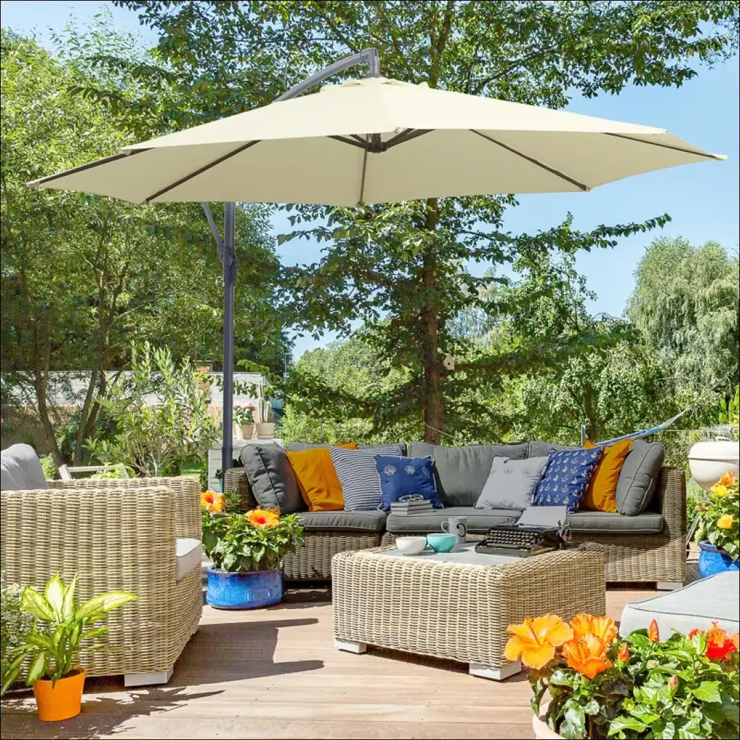 Skėtis LI704 - €135 Save 50% 100-200, __label:Pristatymas 1-2 d.d., color-smelio, lauko baldai, material-poliesteris