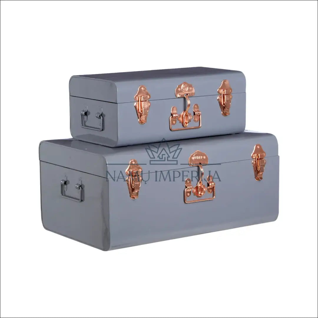 Skrynių komplektas (2vnt) KI1142 - €69 Save 50% 50-100, __label:Pristatymas 1-2 d.d., color-auksine, color-pilka,