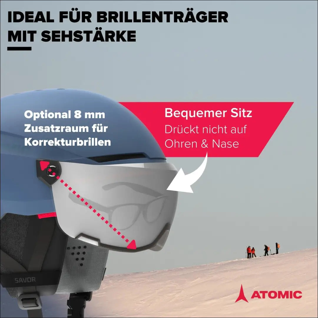 Slidinėjimo šalmas su akiniais „Atomic Savor Visor Stereo” SP020 - €119 Save 30% 100-200, __label:Pristatymas 1-2 d.d.,