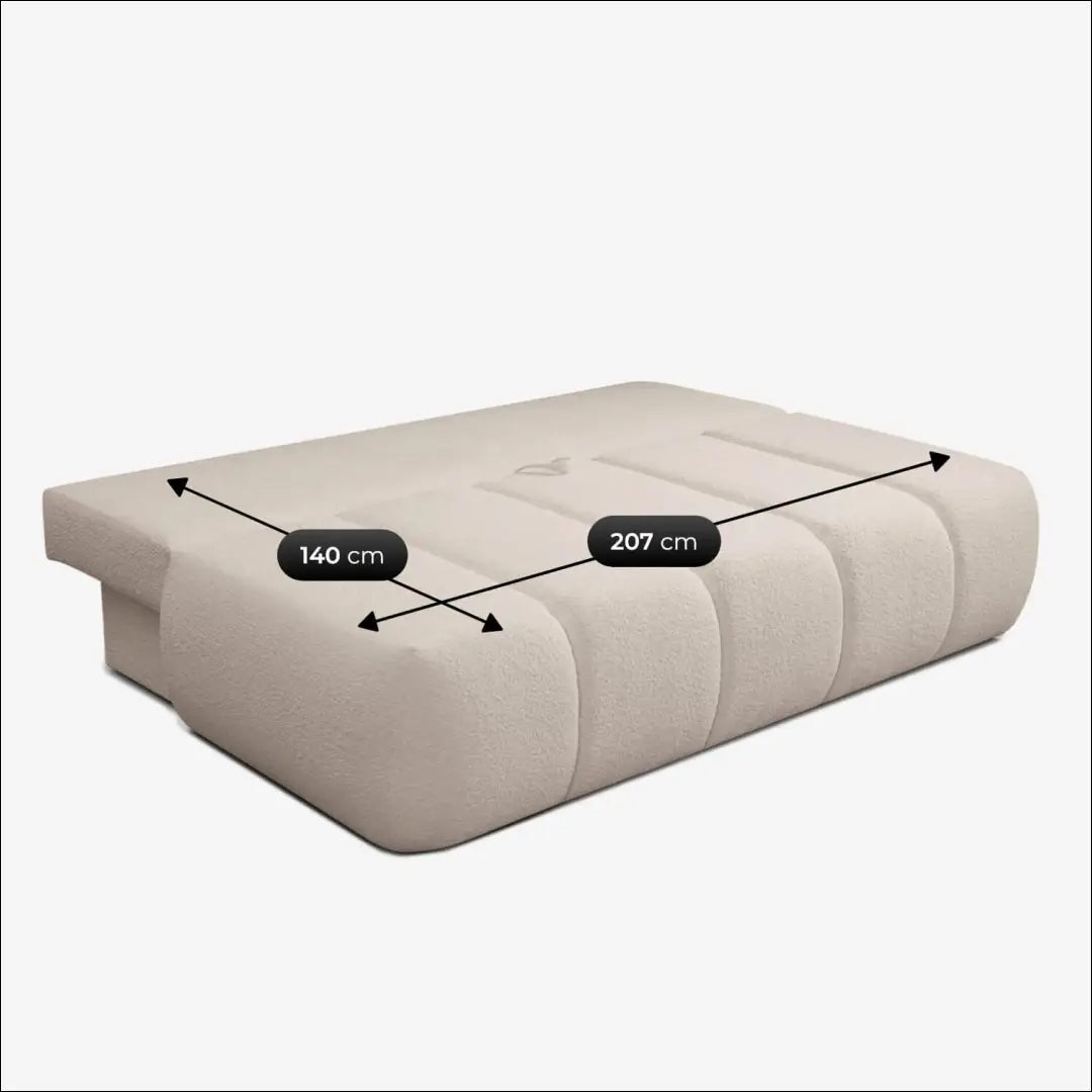 Smėlio spalvos buklė sofa-lova TE2482 - €708.69 Save 15% __label:Pristatymas 5-14 d.d., Newelite Naujausi produktai