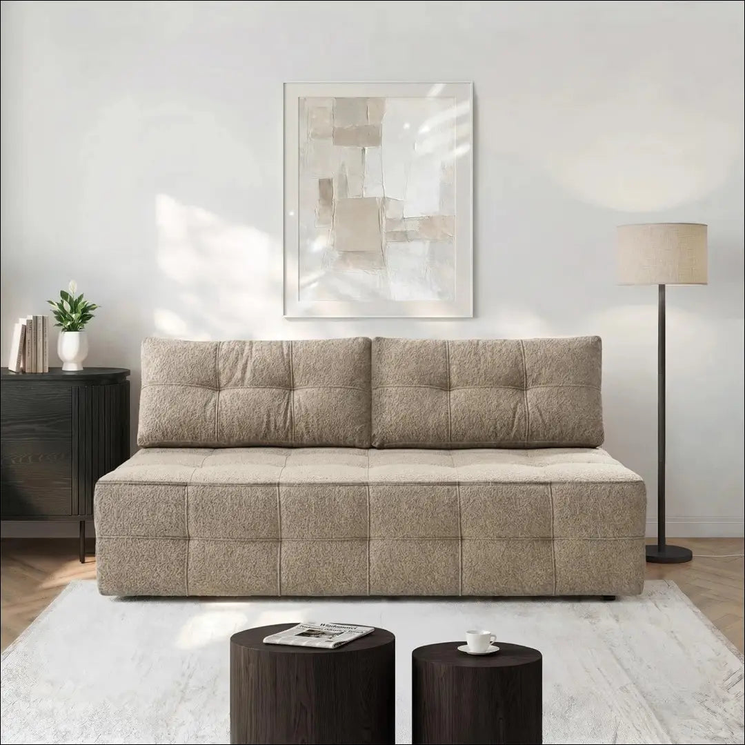 Smėlio spalvos buklė sofa-lova TE2492 - €667.22 Save 15% __label:Pristatymas 5-14 d.d., Newelite Naujausi produktai