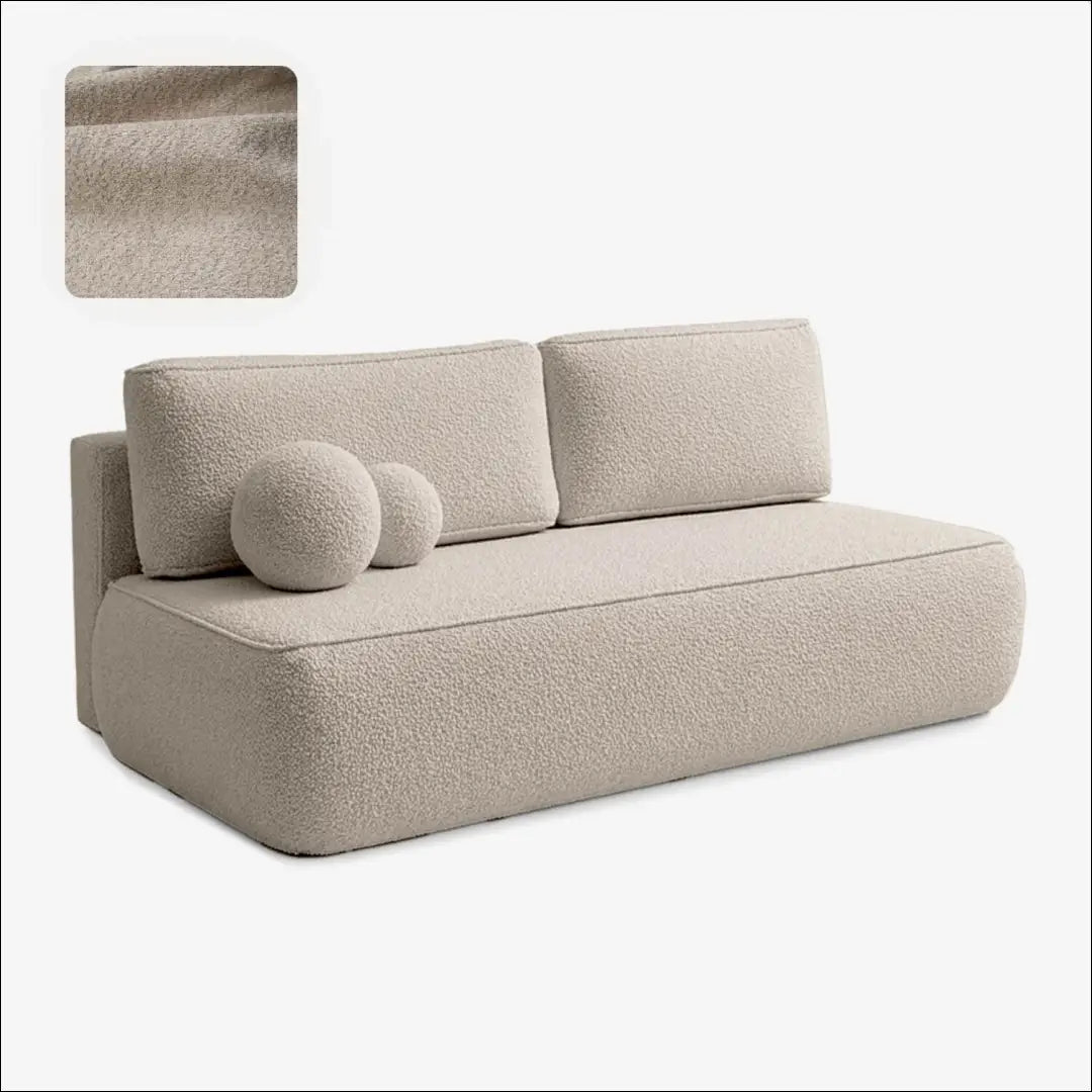 Smėlio spalvos buklė sofa-lova TE2505 - €694.87 Save 15% __label:Pristatymas 5-14 d.d., Newelite Naujausi produktai