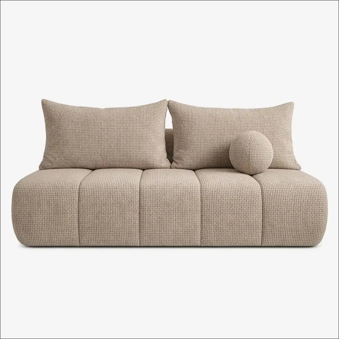 Smėlio spalvos šenilinė sofa-lova TE2490 - €681.05 Save 15% __label:Pristatymas 5-14 d.d., Newelite Naujausi produktai