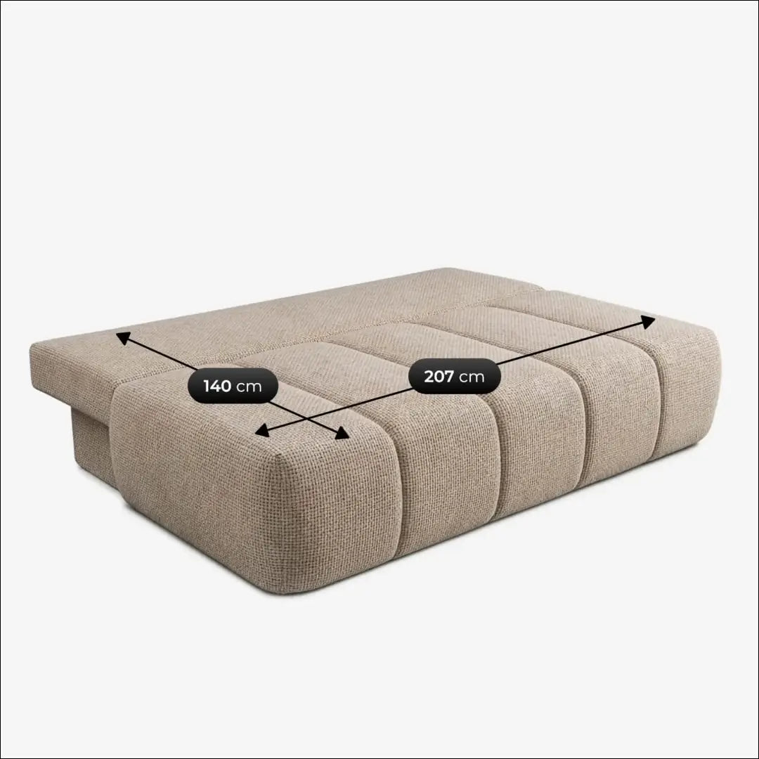 Smėlio spalvos šenilinė sofa-lova TE2490 - €681.05 Save 15% __label:Pristatymas 5-14 d.d., Newelite Naujausi produktai
