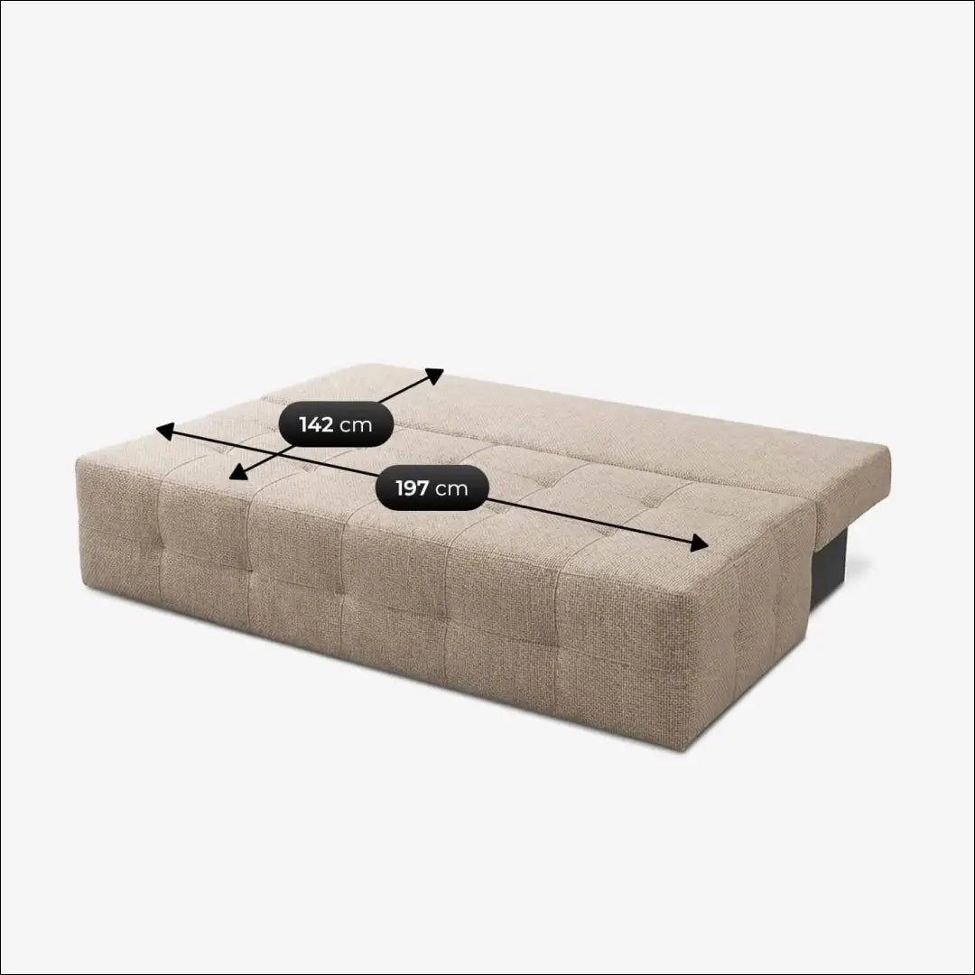 Smėlio spalvos šenilinė sofa-lova TE2498 - €639.56 Save 15% __label:Pristatymas 5-14 d.d., Newelite Naujausi produktai