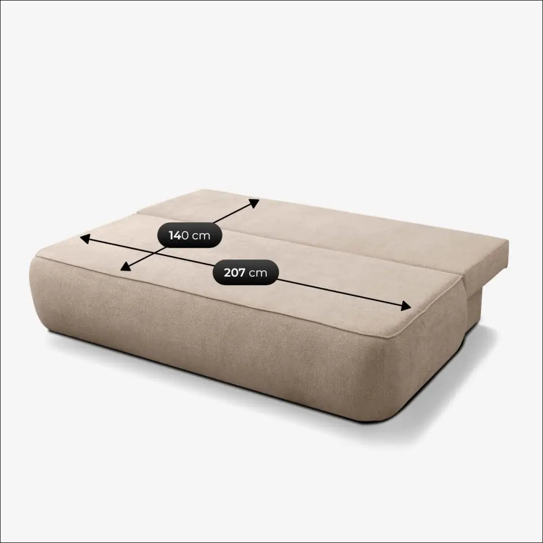 Smėlio spalvos šenilinė sofa-lova TE2506 - €667.22 Save 15% __label:Pristatymas 5-14 d.d., Newelite Naujausi produktai