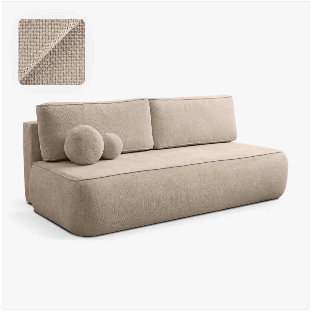 Smėlio spalvos šenilinė sofa-lova TE2506 - €667.22 Save 15% __label:Pristatymas 5-14 d.d., Newelite Naujausi produktai