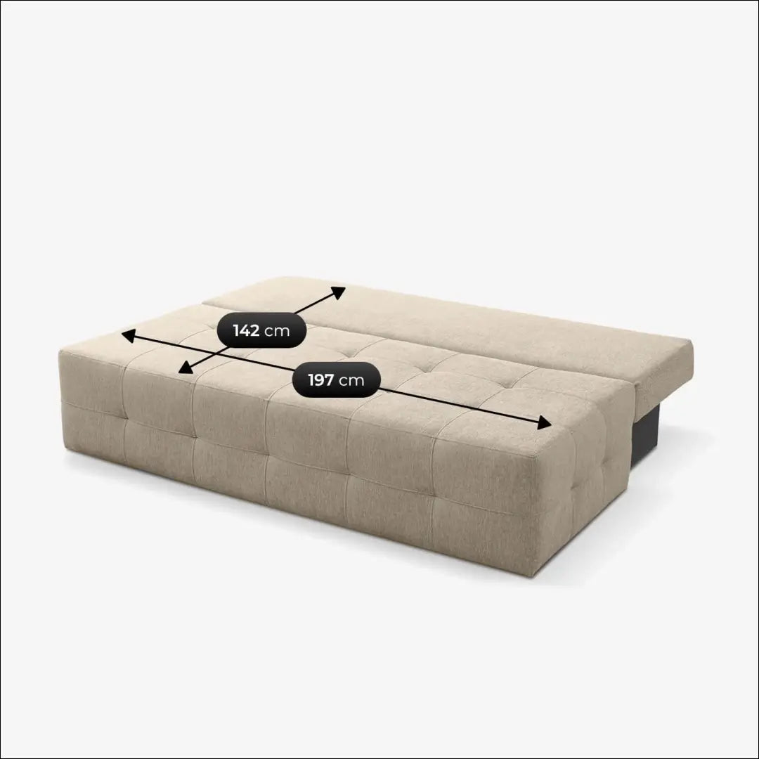 Smėlio spalvos sofa-lova TE2496 - €639.56 Save 15% __label:Pristatymas 5-14 d.d., Newelite Naujausi produktai | Namų