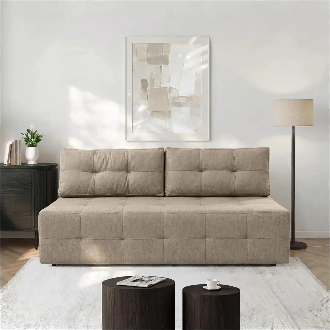 Smėlio spalvos sofa-lova TE2496 - €639.56 Save 15% __label:Pristatymas 5-14 d.d., Newelite Naujausi produktai | Namų