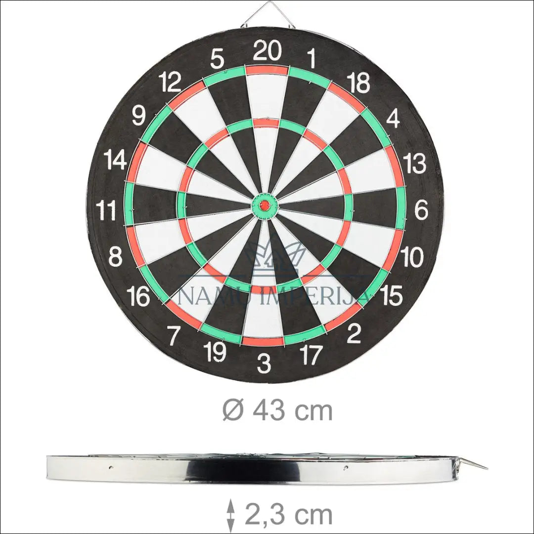 Smiginio lenta X2 su 6 strėlytėmis - 43 cm DA0125 - €13 Save 50% __label:Pristatymas 1-2 d.d., interjeras-kita,