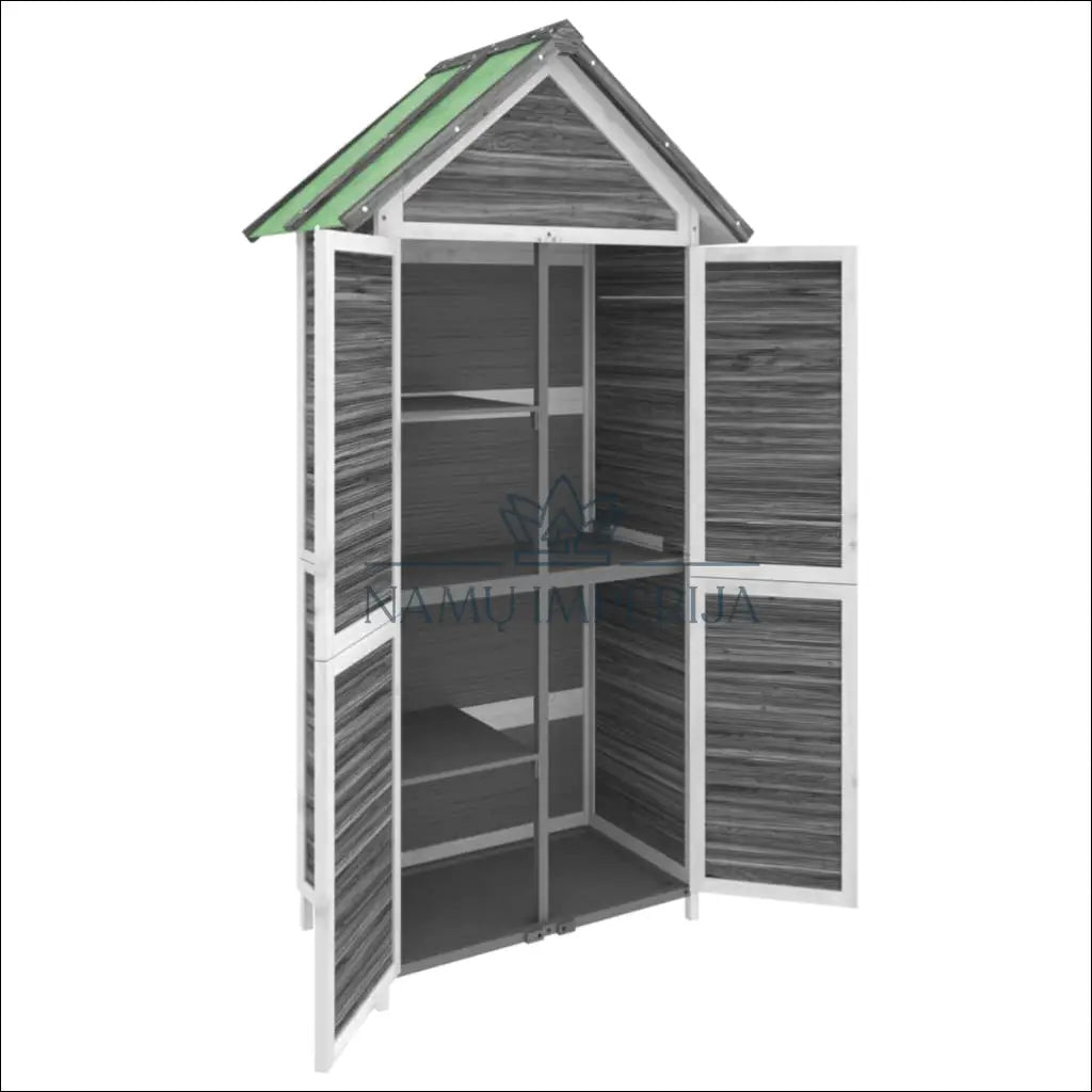 Sodo įrankių namelis LI743 - €108 Save 50% 100-200, __label:Pristatymas 1-2 d.d., color-balta, color-pilka, kita €100