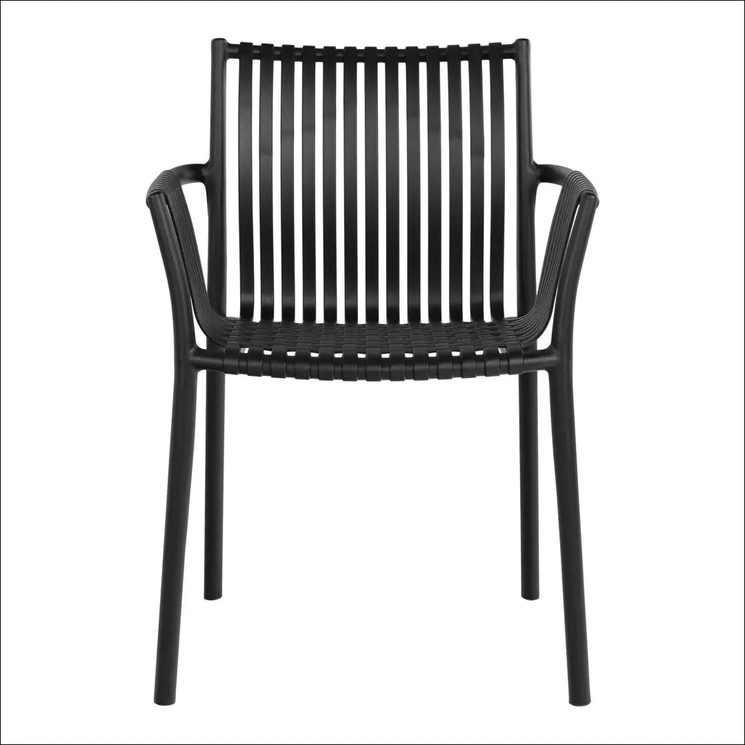 Sodo kėdė polipropileno sudedama juoda RD1036 - €73 Save 15% 50-100, Dining chairs, Juoda, nordic, uzsakomi €50 to €100