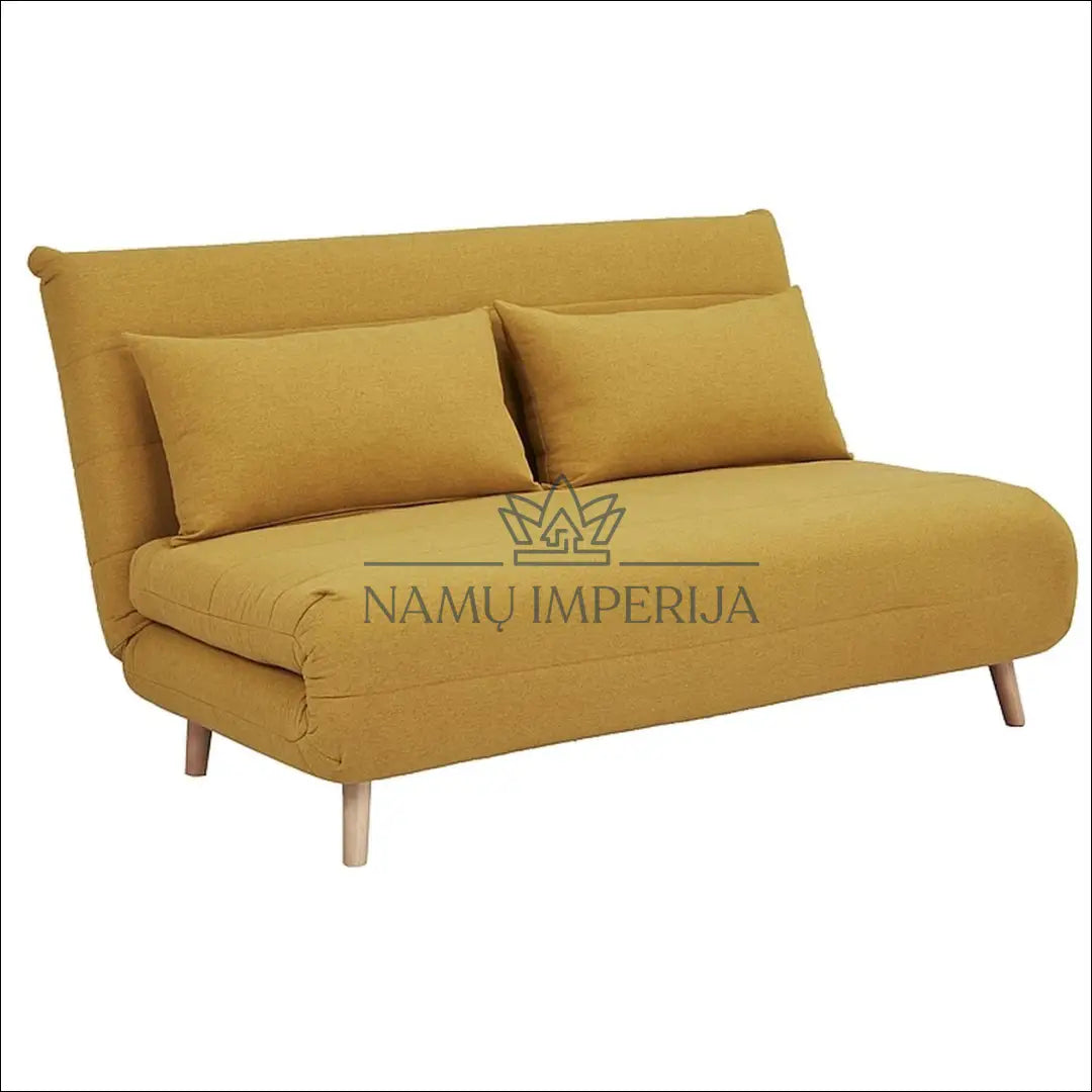 Sofa - lova AL002 - €399 Save 20% __label:Pristatymas 5-14 d.d., color-geltona, color-pilka, material-gobelenas,