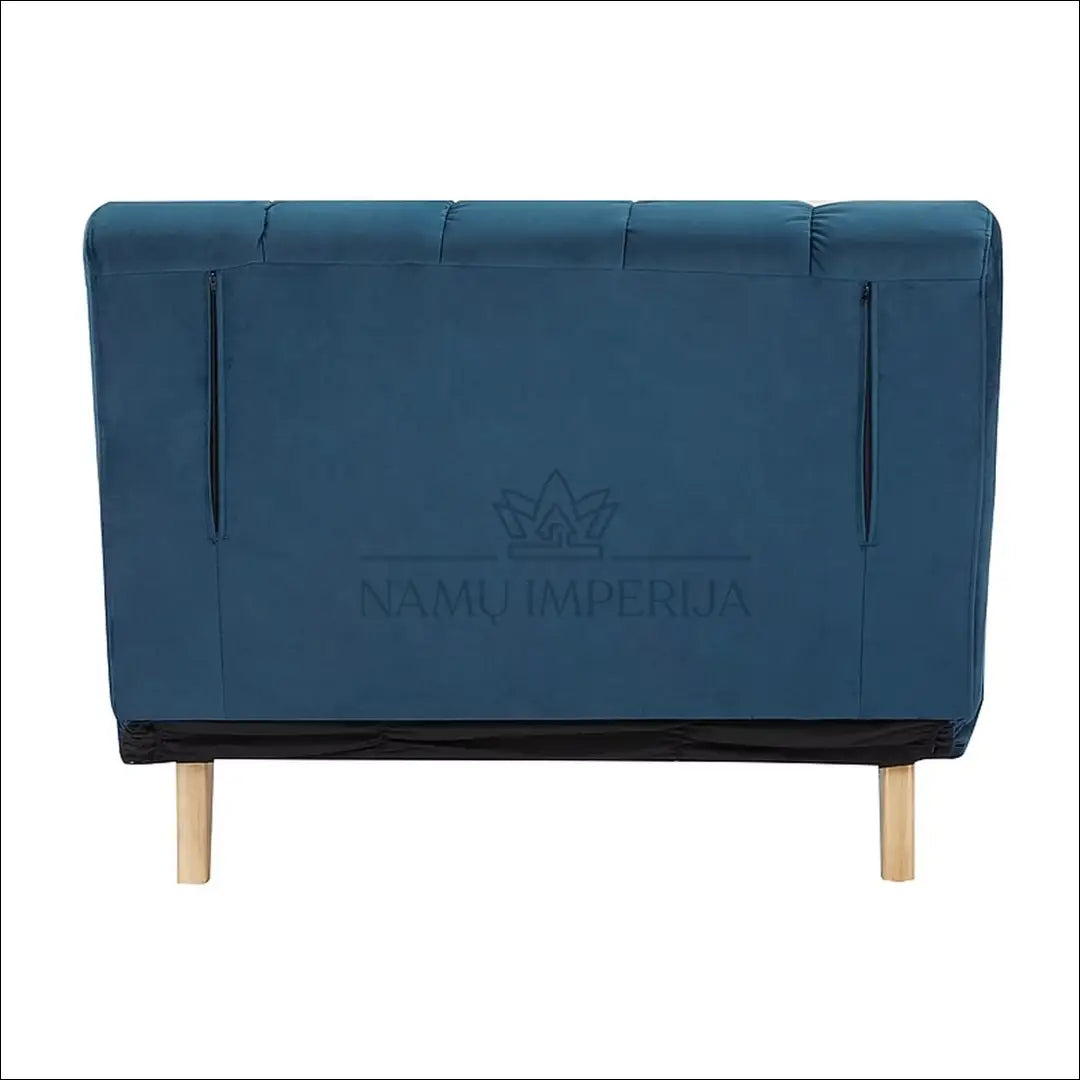 Sofa - lova AL003 - __label:Pristatymas 5-14 d.d., color-melyna, color-pilka, material-aksomas, material-poliesteris