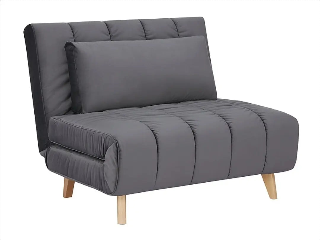 Sofa - lova AL003 - €335 Save 20% __label:Pristatymas 5-14 d.d., color-melyna, color-pilka, material-aksomas,