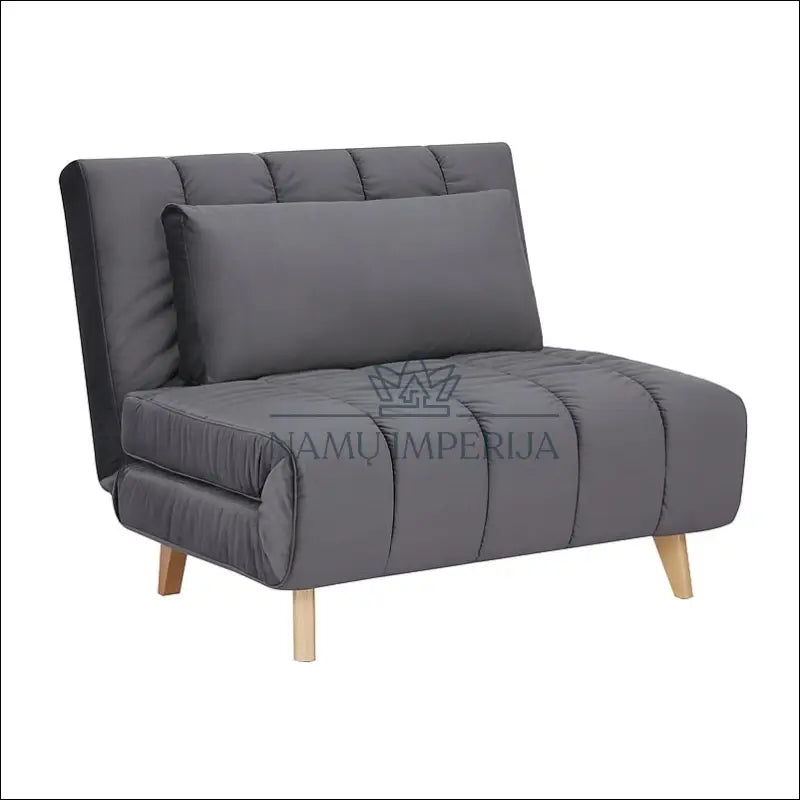 Sofa - lova AL003 - €335 Save 20% __label:Pristatymas 5-14 d.d., color-melyna, color-pilka, material-aksomas,