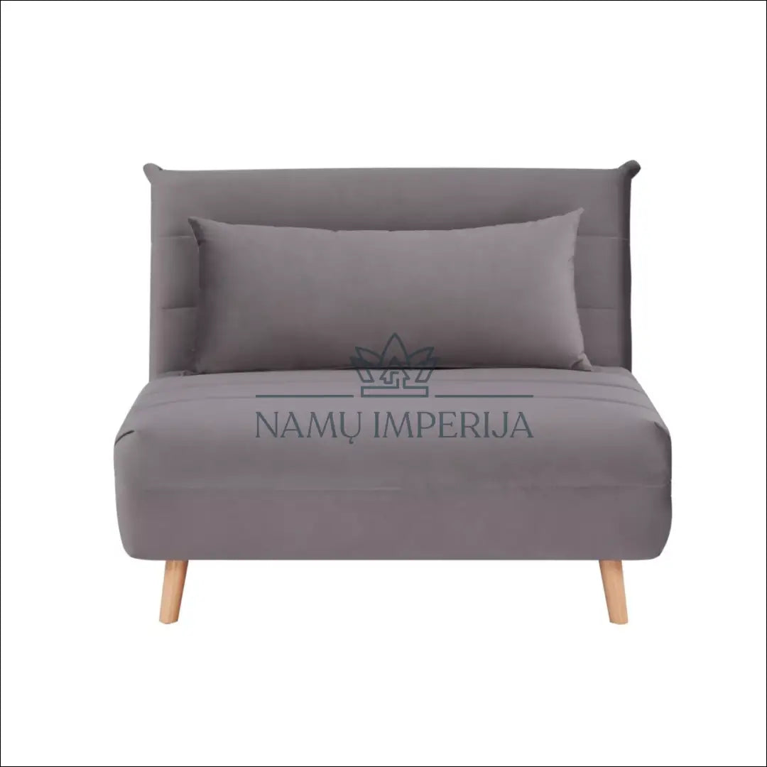 Sofa - lova AL006 - __label:Pristatymas 5-14 d.d., color-pilka, color-rozine, foteliai, material-aksomas Virš €200