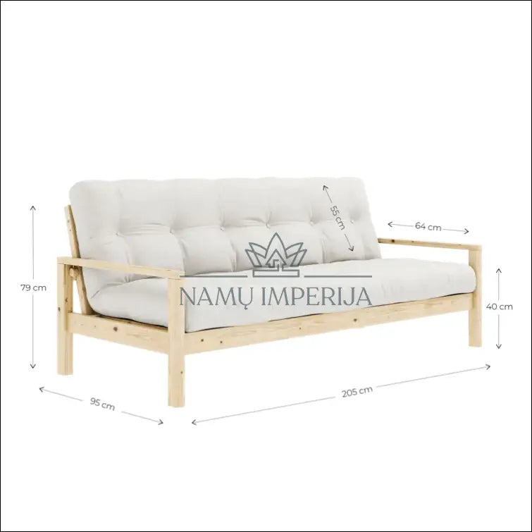 Sofa-lova MI408 - €918 Save 10% __label:Pristatymas 1-2 d.d., color-ruda, color-smelio, material-gobelenas,