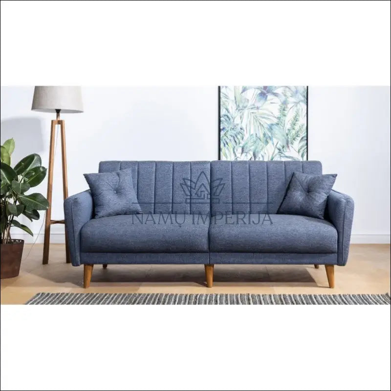 Sofa-lova MI518 - €433 Save 50% color-melyna, material-linas, minksti, over-200, sofos Linas | Namų imperija Fast