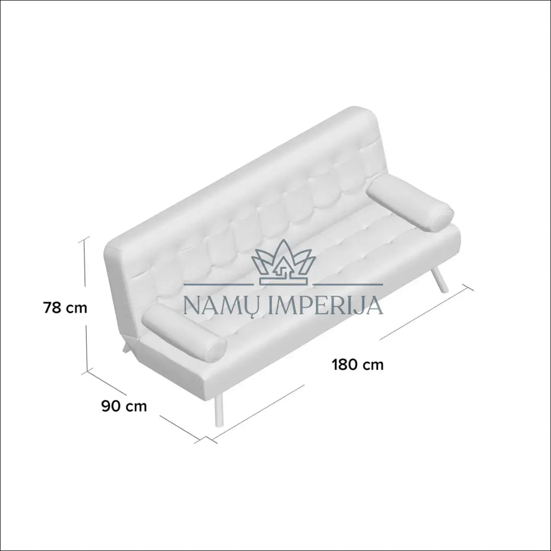 Sofa-lova MI780 - €245 Save 50% __label:Pristatymas 1-2 d.d., color-pilka, lovos-miegamojo, material-gobelenas,