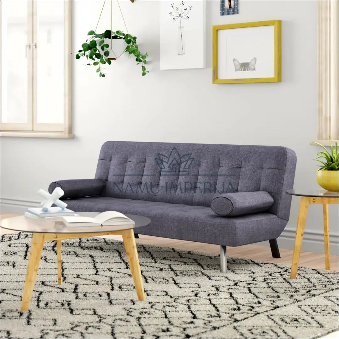 Sofa-lova MI780 - €245 Save 50% __label:Pristatymas 1-2 d.d., color-pilka, lovos-miegamojo, material-gobelenas,