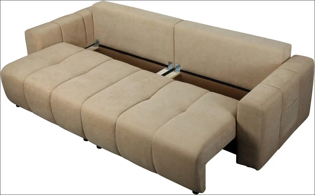 Sofa - lova MI928 - €440 Save 50% __label:Pristatymas 1-2 d.d., color-smelio, material-gobelenas, minksti, over-200