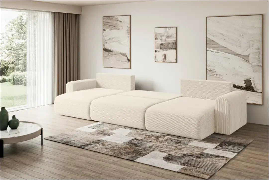 Sofa-lova MI968 - €534 Save 40% __label:Pristatymas 1-2 d.d., color-kremas, kampai, material-poliesteris, minksti Virš