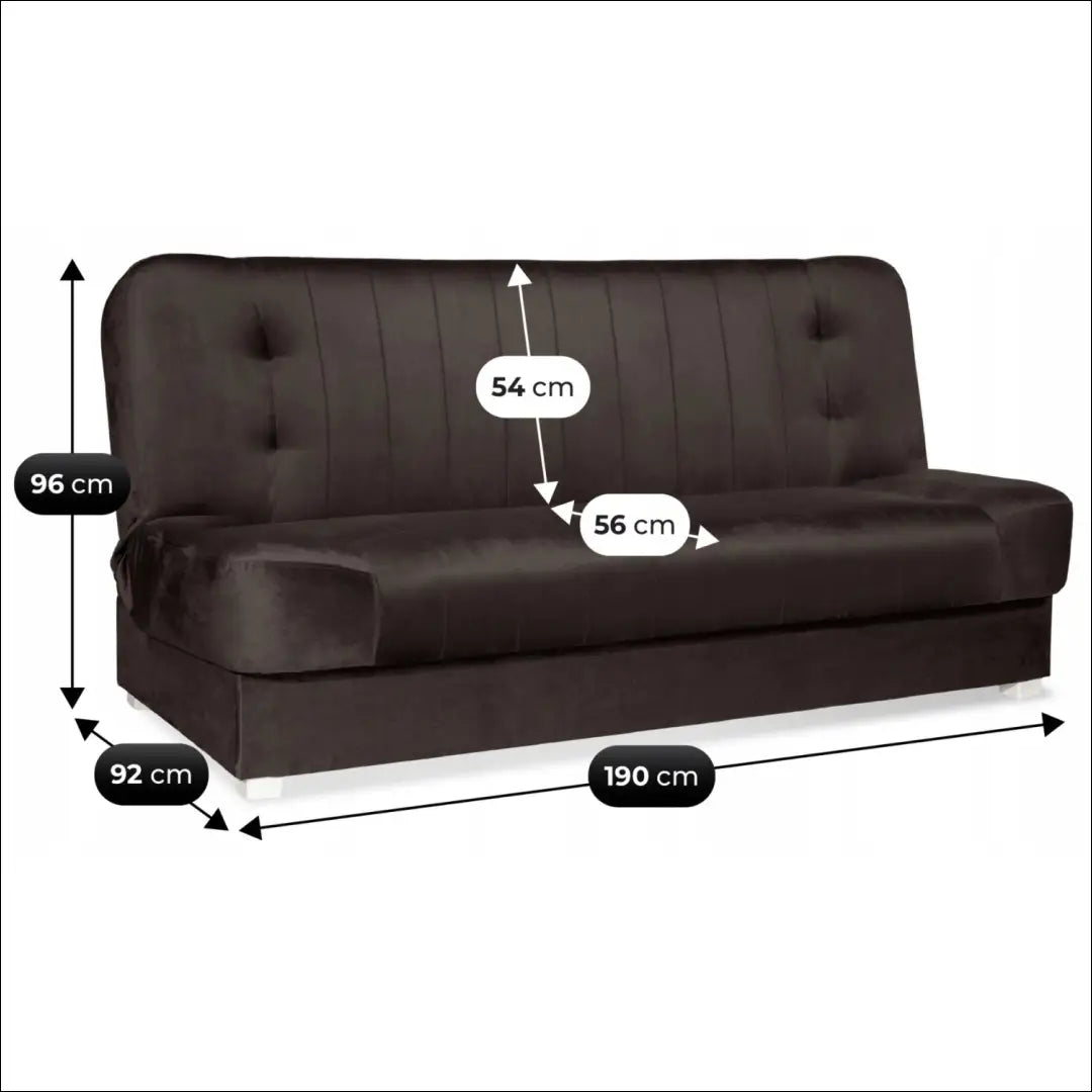 Sofa-lova rudos spalvos TE1168 - €579 Save 15% __label:Pristatymas 5-14 d.d., elite, over-200, uzsakomi, uzsakomi lova
